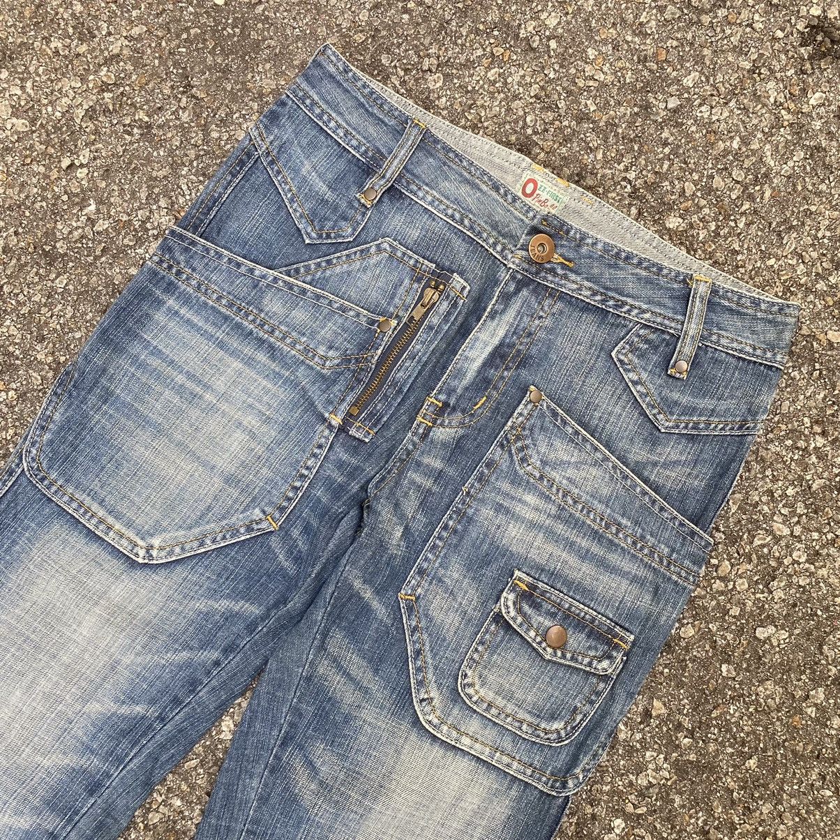 If Six Was Nine OZZ-FIRST PINBALL Bush Pant Denim Multi Pocket Jeans Punk Size US 30 / EU 46 - 3 Thumbnail