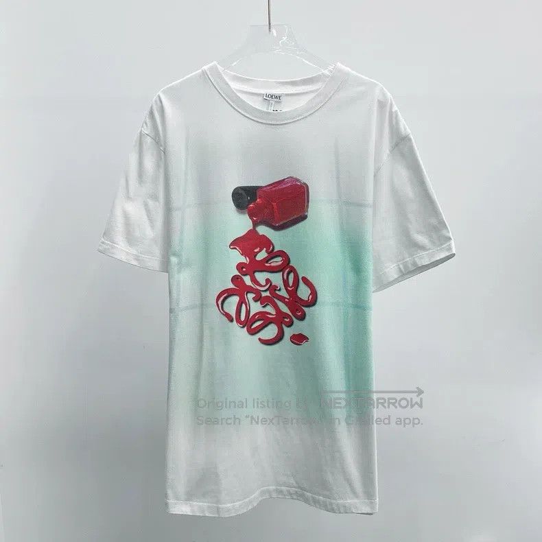 Loewe LOEWE White logo short-sleeve Size M / US 6-8 / IT 42-44 - 1 Thumbnail