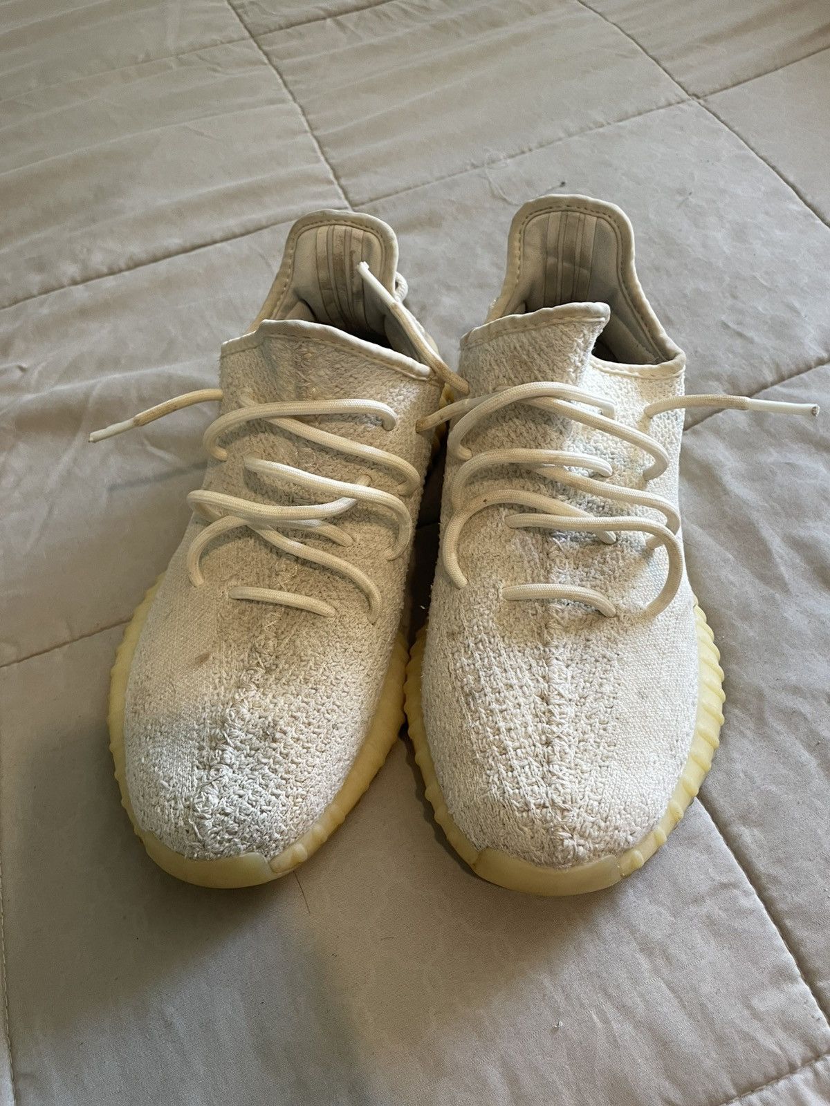 Adidas Yeezy 350 Creams White Size 9 Men’s Size US 9 / EU 42 - 5 Thumbnail