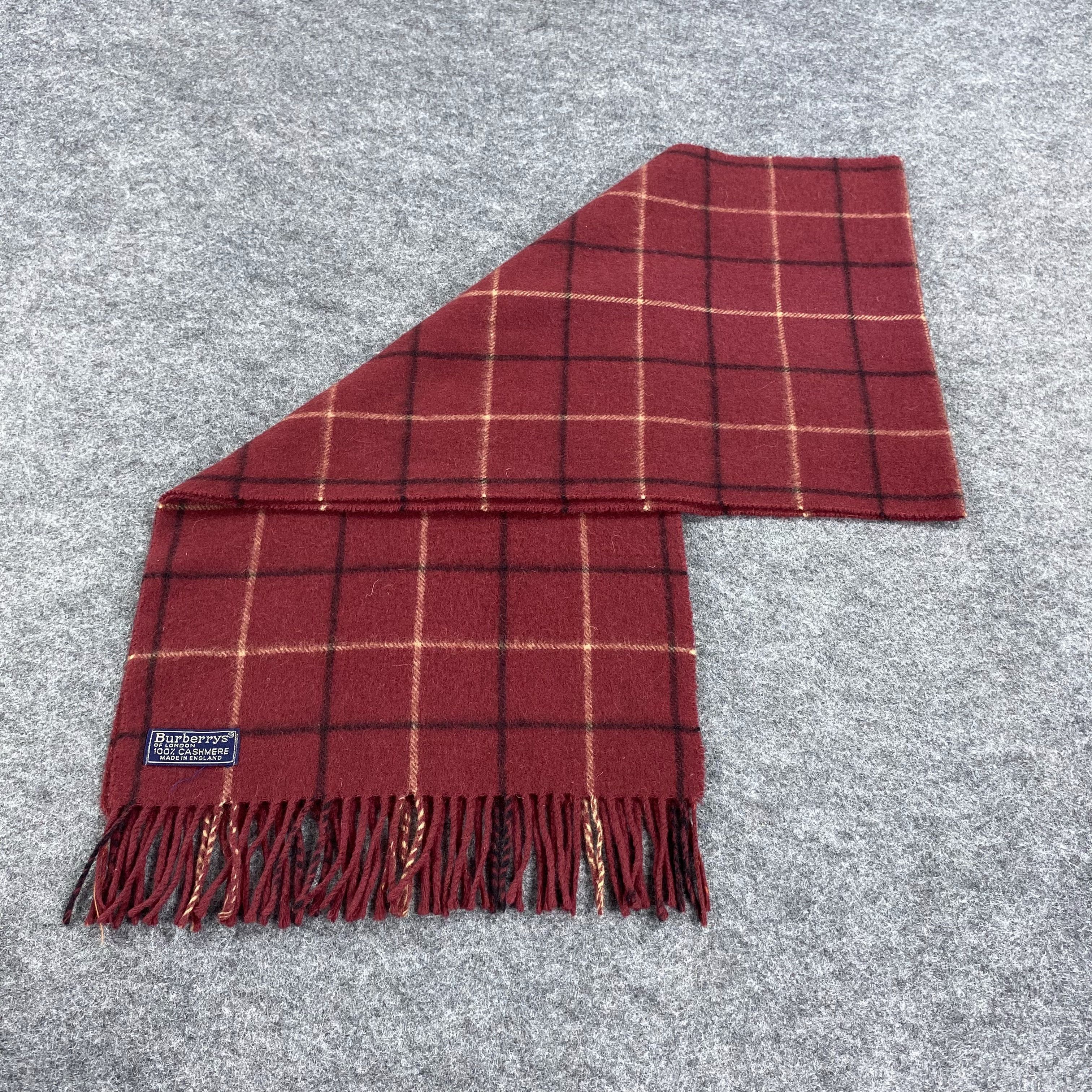 Burberry × Vintage GF10205 Burberry Scarf Neck Wear Muffler Size ONE SIZE - 4 Thumbnail