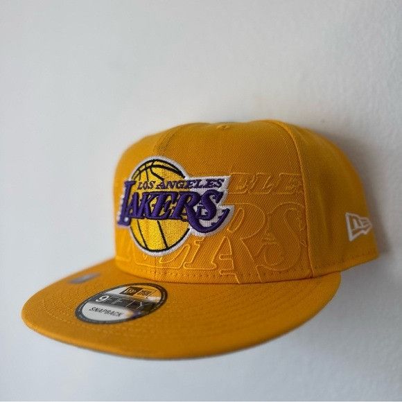 NBA New Los Angeles Lakers New Era Gold 2023 NBA Draft 9FIFTY Sn Size ONE SIZE - 3 Thumbnail