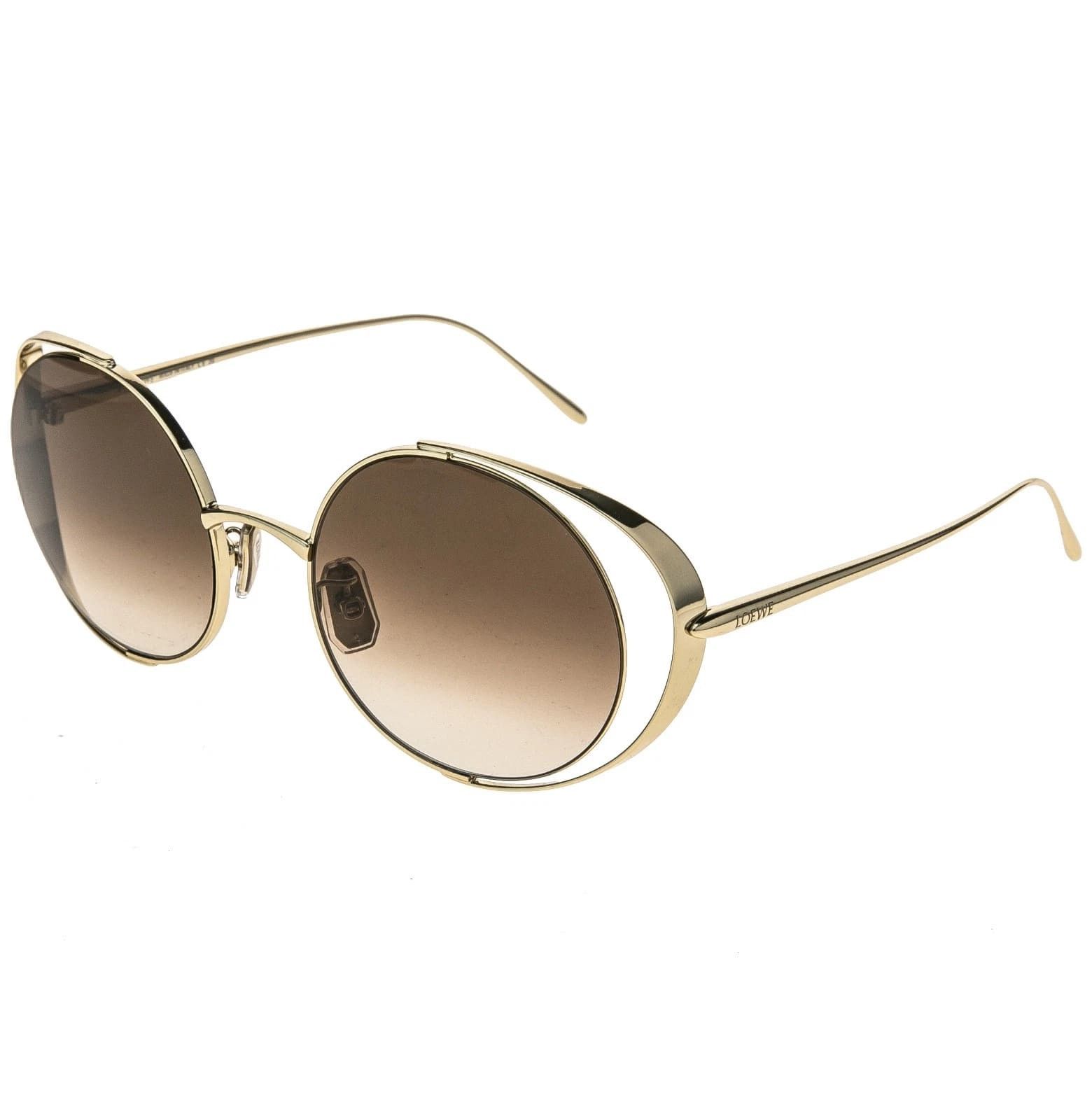 Loewe LOEWE LW40149U 40149 Metal Round Gold Brown Sunglasses 32F Size ONE SIZE - 4 Thumbnail