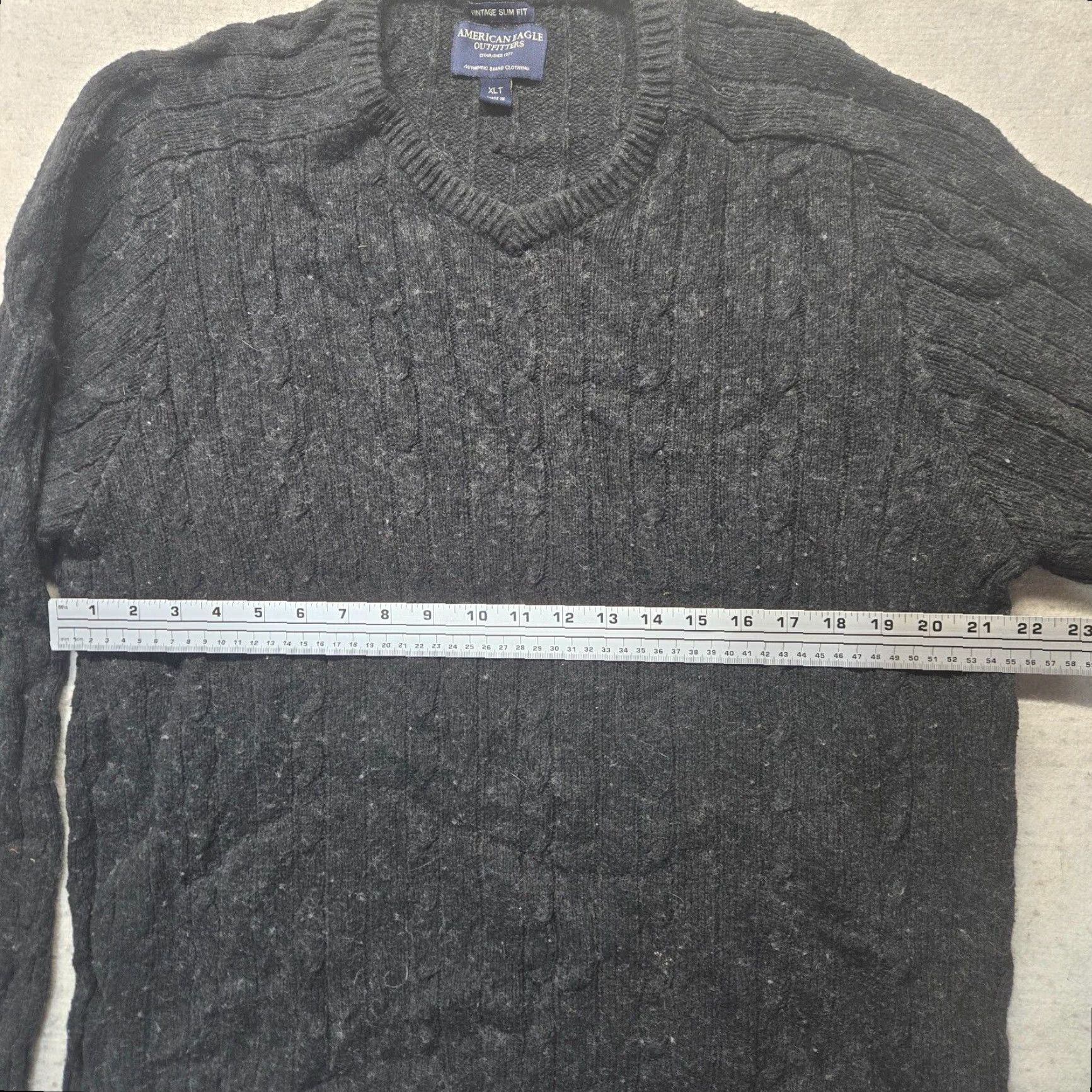 American Eagle Outfitters VINTAGE American Eagle Men's Sweater Long Sleeve Crew Neck Pullover All Seasons Black XLT Tall Size US XL / EU 56 / 4 - 5 Thumbnail