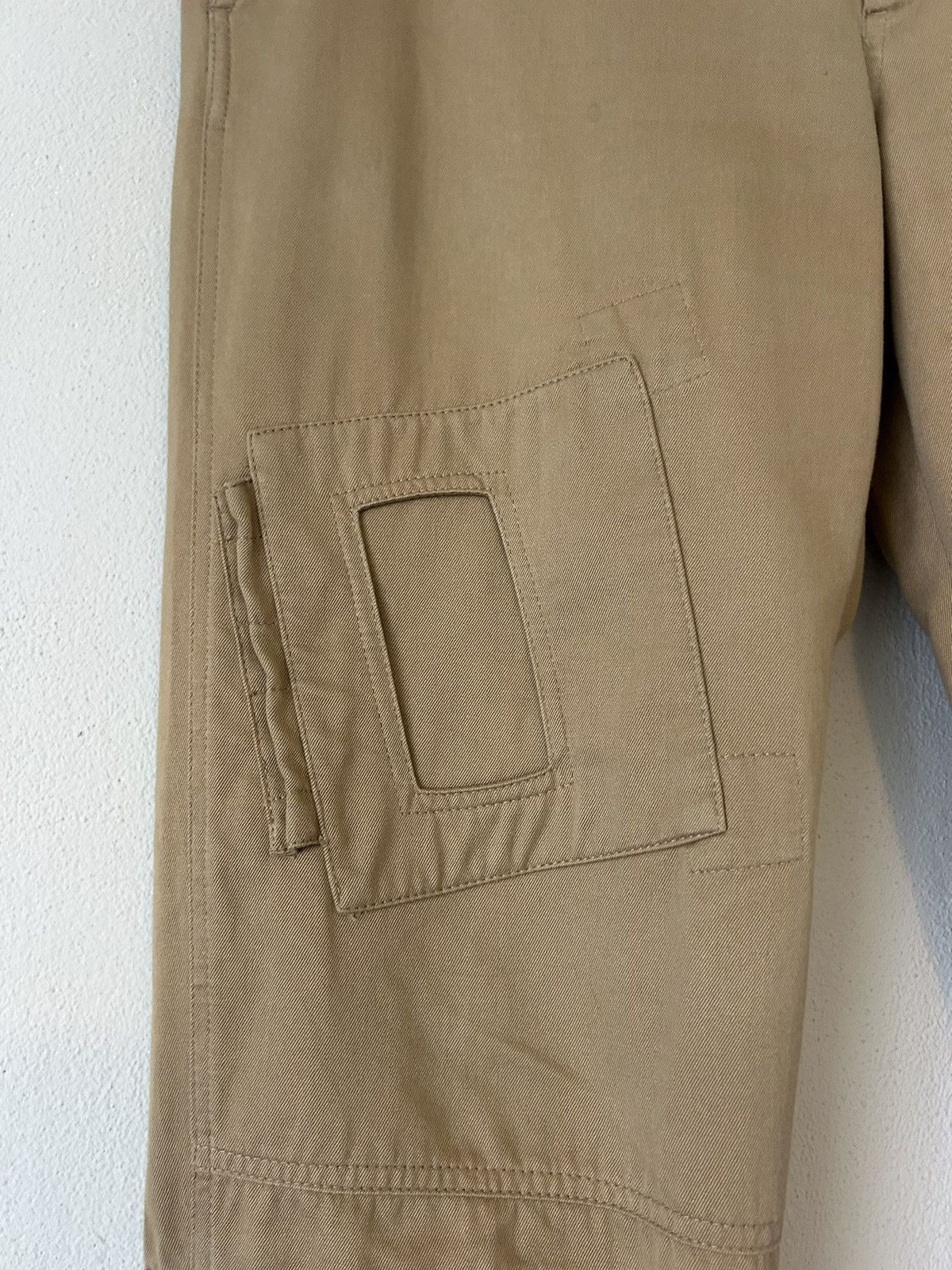 Brunello Cucinelli Brunello Cucinelli Tan Cotton Cargo Pants Size US 34 / EU 50 - 7 Thumbnail