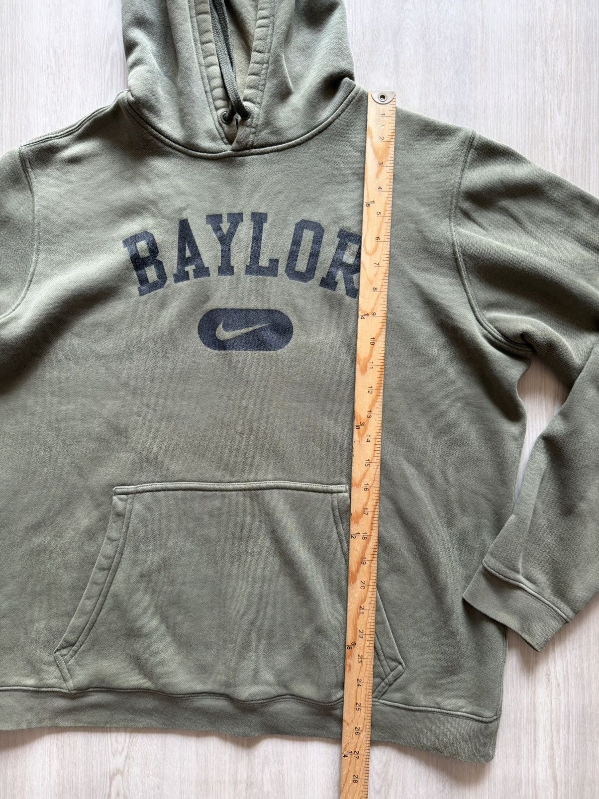 Nike Y2K Nike Baylor Center Swoosh Hoodie Sz L *Distressed Size US L / EU 52-54 / 3 - 8 Thumbnail