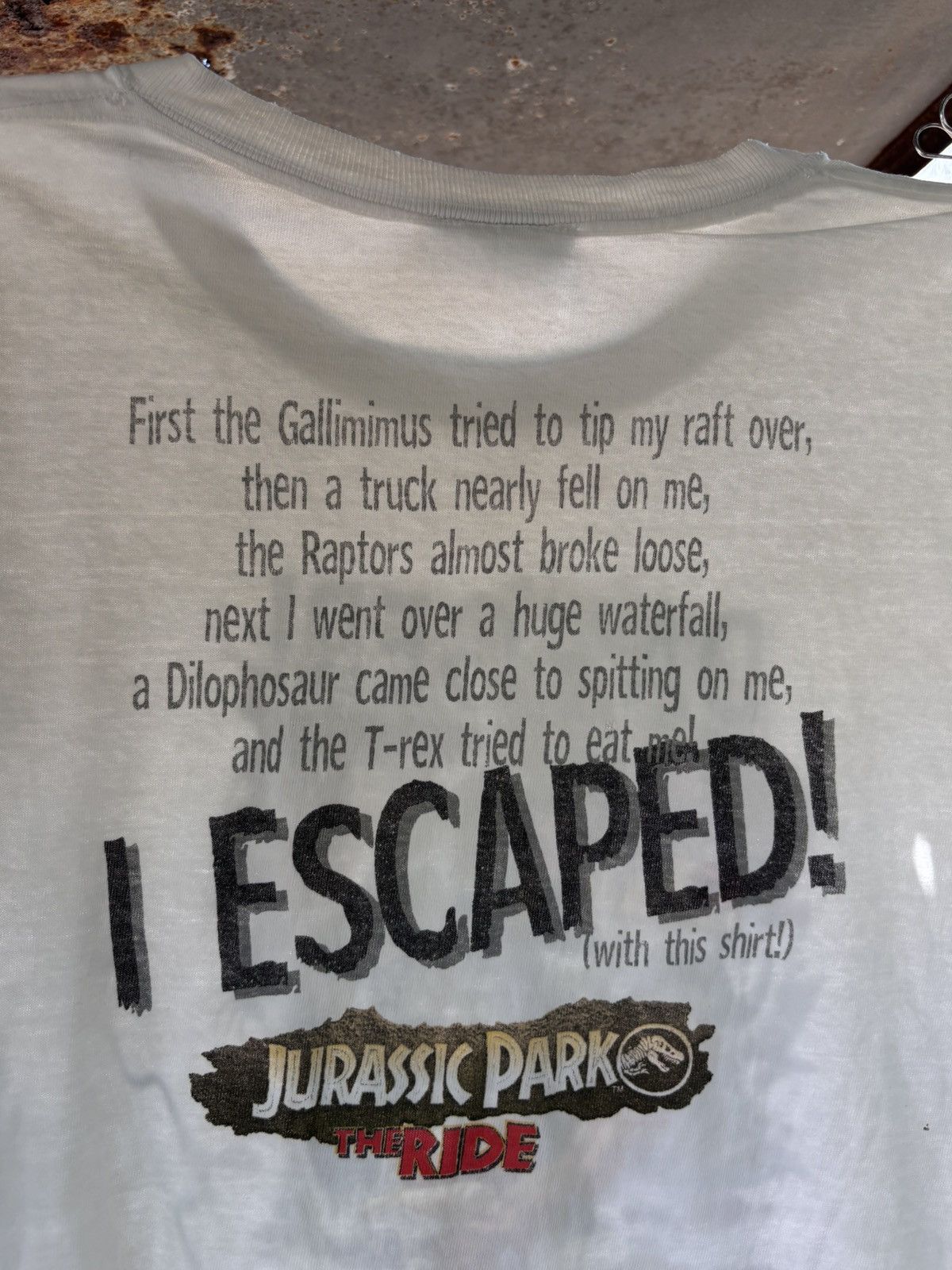 Vintage Vintage Jurassic Park early 00’s tee Size US XL / EU 56 / 4 - 4 Thumbnail