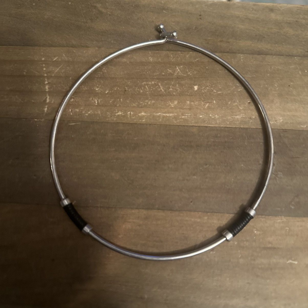 Other Vintage silver tone wire choker necklace Size ONE SIZE - 2 Thumbnail