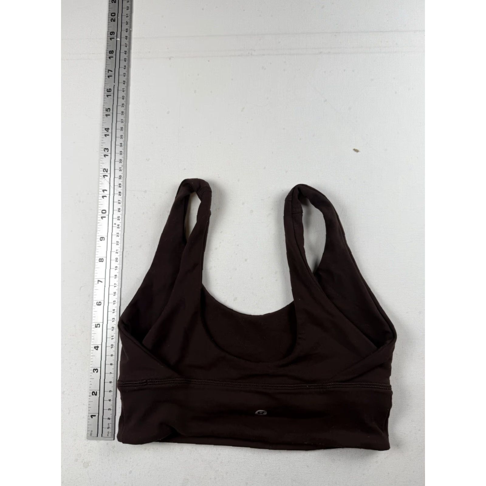 Lululemon Lululemon 4 Align Scoop Neck Bra Brown Womens Sports Bra Activewear Logo 4 Brown Womens Size ONE SIZE - 5 Thumbnail