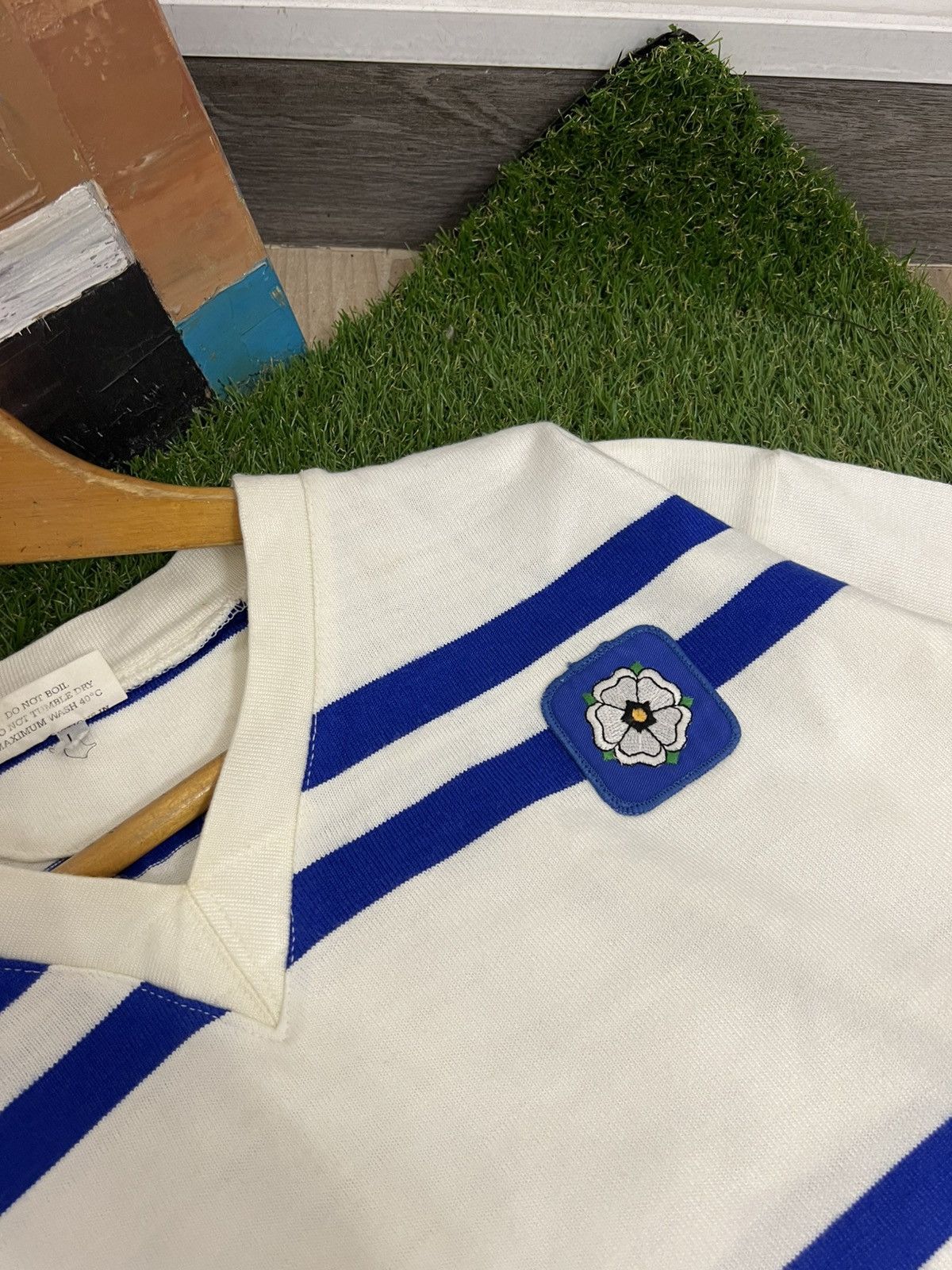 Vintage Vintage 1980’s Yorkshire Rugby Long Sleeve 90s 80s England Size US L / EU 52-54 / 3 - 6 Thumbnail