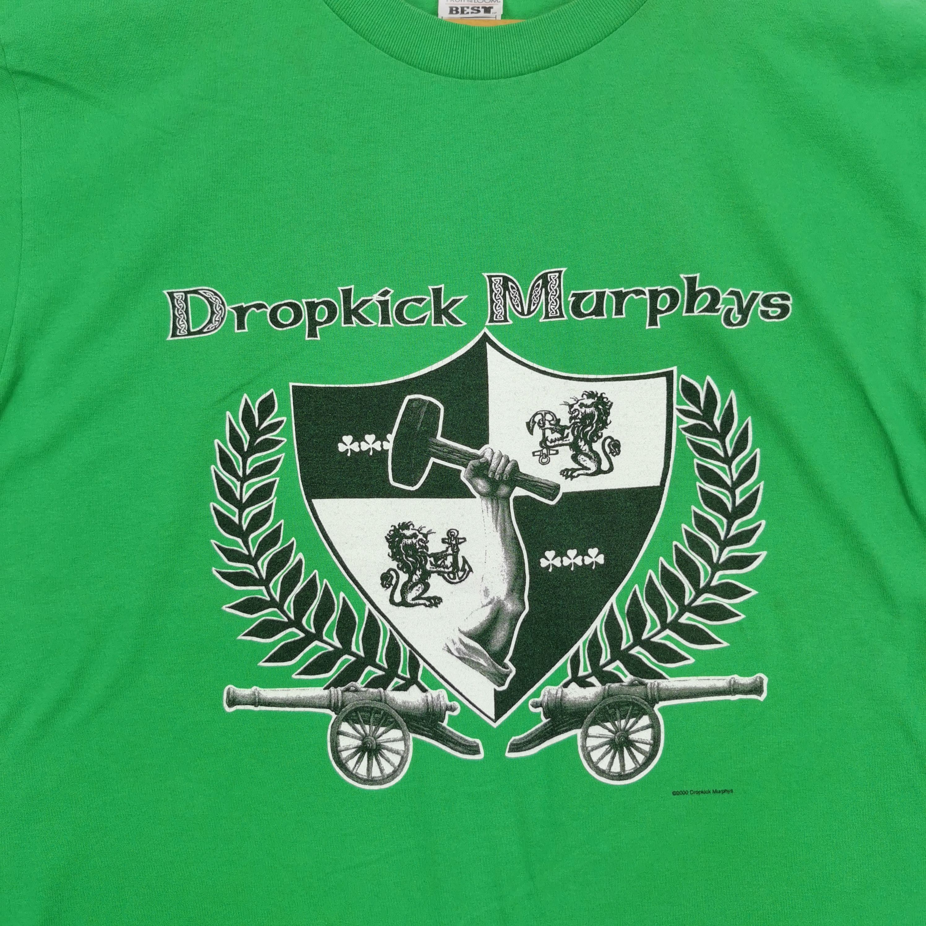 Band Tees Vintage Dropkick Murphys T-Shirt Punk Goth Band Tee Size US L / EU 52-54 / 3 - 2 Thumbnail