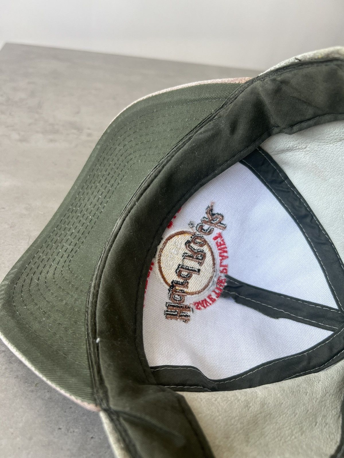 Hard Rock Cafe Vintage Hat Cap Leather Hard Rock Cafe Size ONE SIZE - 11 Thumbnail