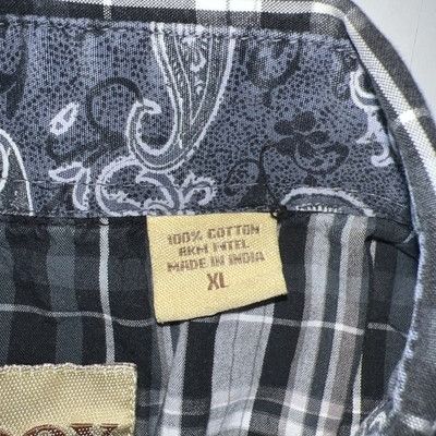 Other Cowboy Legend Shirt Men's XL Black Long Sleeve Pearl Snap Co Size US XL / EU 56 / 4 - 5 Thumbnail