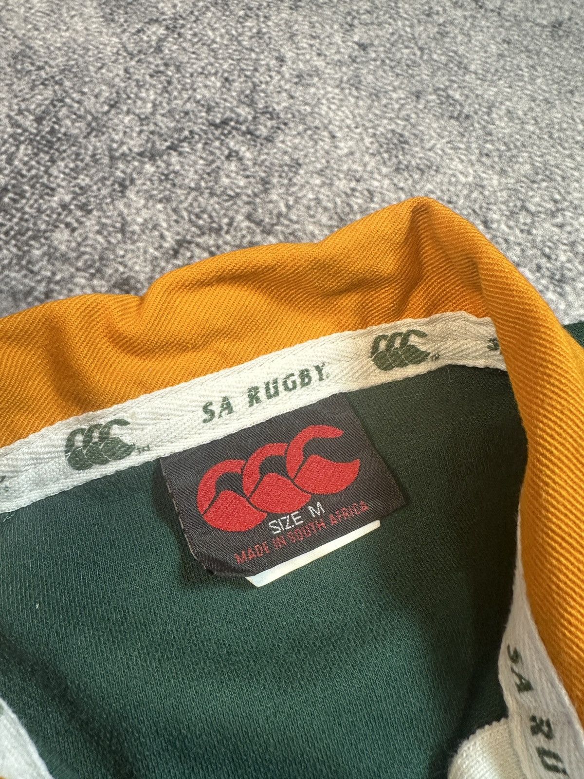 Canterbury of New Zealand × Vintage Vintage Canterbury South Africa Sasol Rugby Jersey Rare M Size US M / EU 48-50 / 2 - 5 Thumbnail