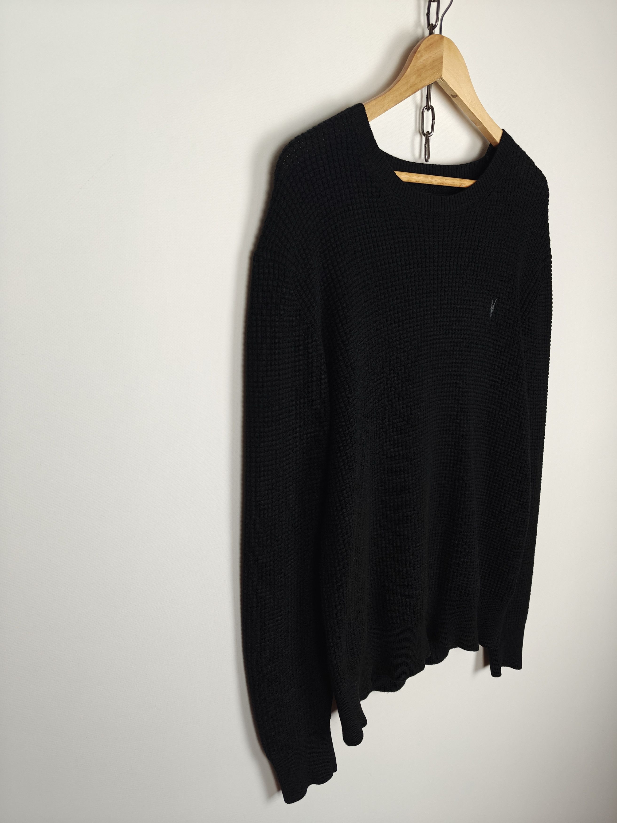 Allsaints Allsaints Knit Sweater Wells Crewneck Pullover Black size M Size US M / EU 48-50 / 2 - 5 Thumbnail