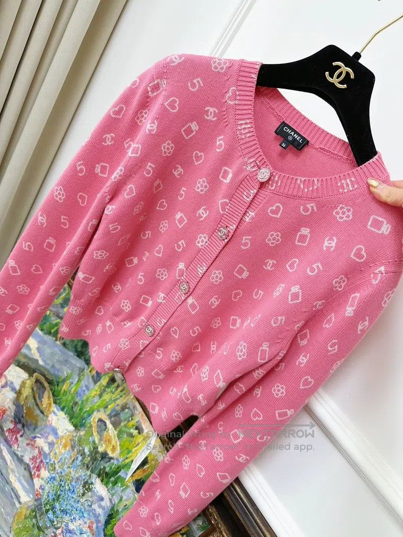 Chanel Chanel 23C show diamond buckle pink and white multi-elemen Size XS / US 0-2 / IT 36-38 - 4 Thumbnail