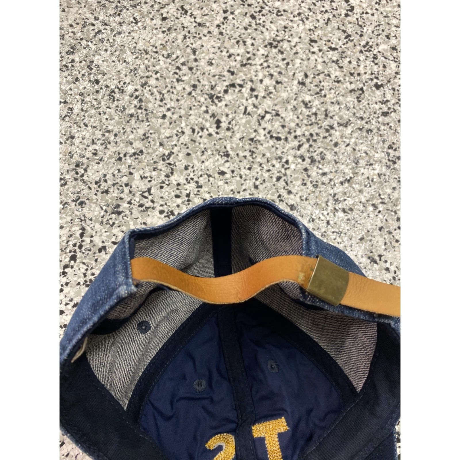 Taylor Stitch Taylor Stitch Hat Baseball Cap OSFM Blue Denim Organic Cotton StrapBack Adjustable Mens Ladies? Size ONE SIZE - 2 Thumbnail