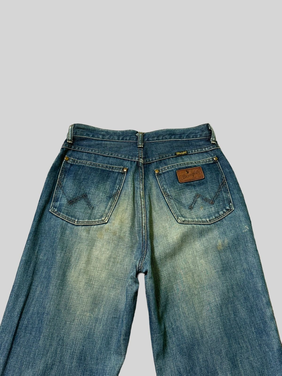 If Six Was Nine × Japanese Brand × Wrangler Vintage Lady Wrangler Baggy Distressed Denim Size US 27 - 8 Thumbnail