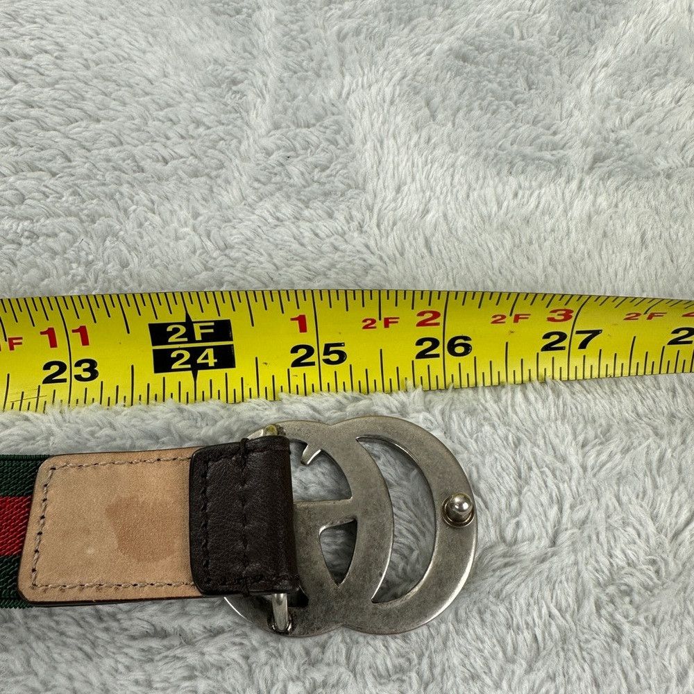 Gucci Gucci GG Elastic Web Stripe Belt Children's Size Medium 432 Size ONE SIZE - 6 Thumbnail
