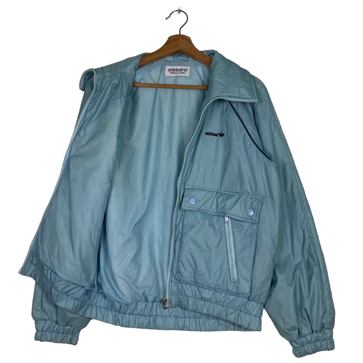 Adidas 90's ADIDAS Trefoil Embroidery Small Logo Jacket #0050-C3 Size US S / EU 44-46 / 1 - 10 Thumbnail