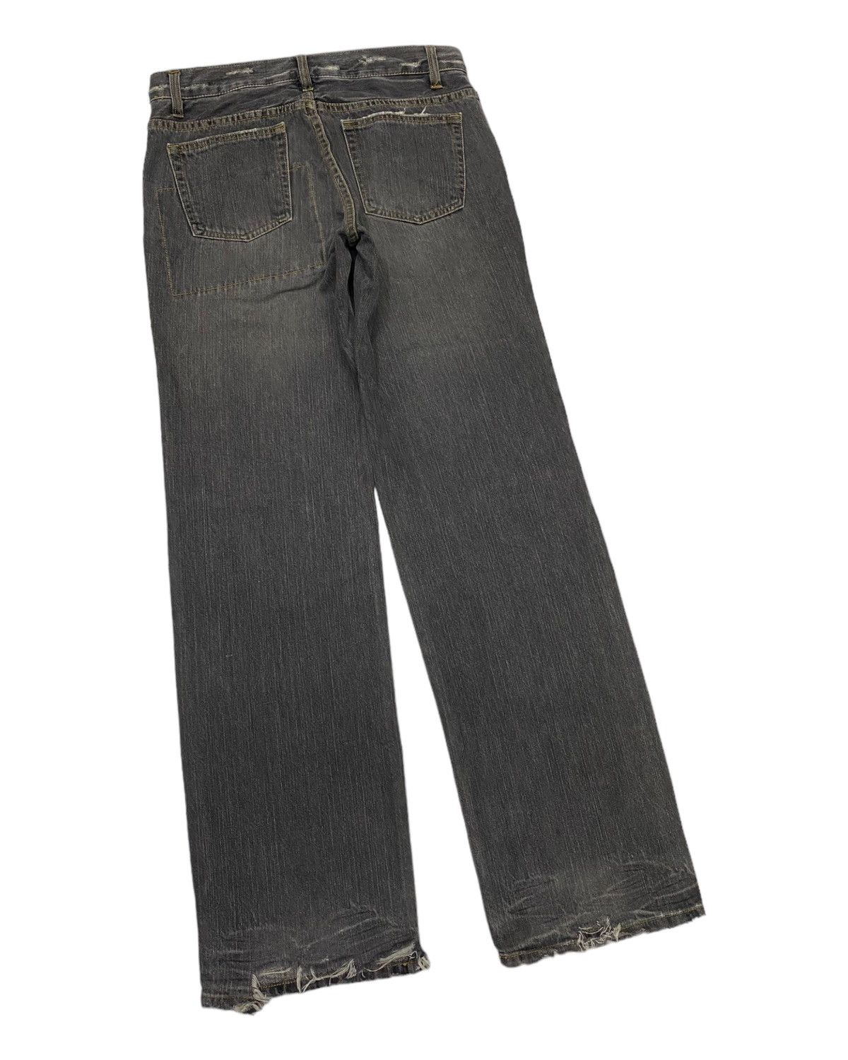 Beauty Beast × Hysteric Glamour BAGGY JEANS MFE PATCHWORK DISTRESSED DENIM JEANS Size US 32 / EU 48 - 6 Thumbnail