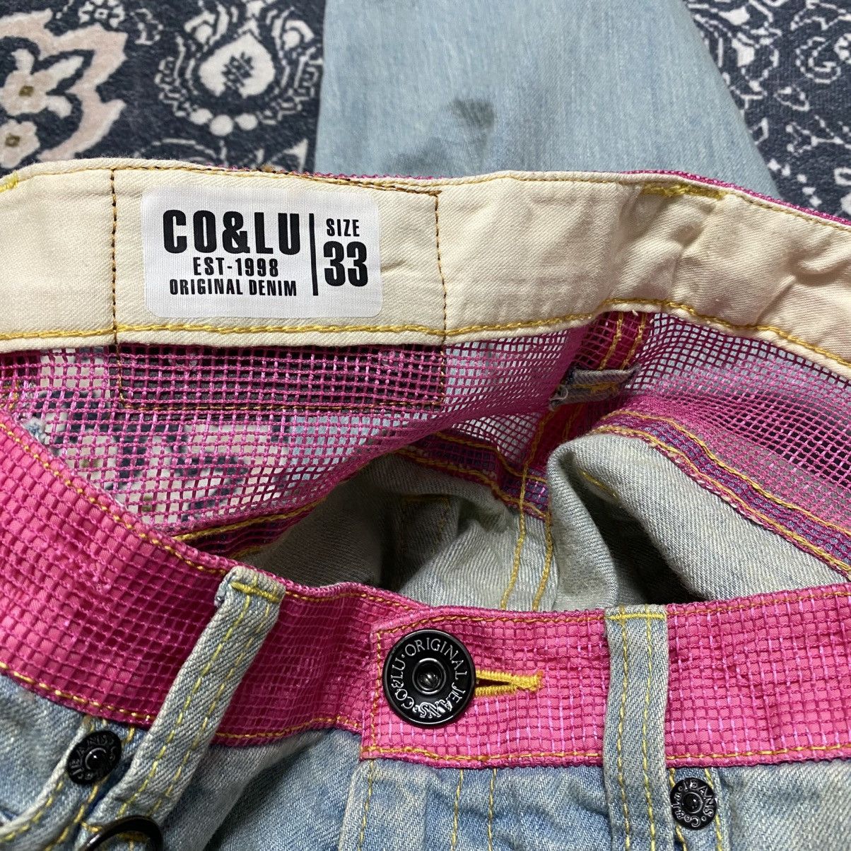 Japanese Brand CO&LU Denim Mesh Painter Jeans Size US 33 - 20 Thumbnail