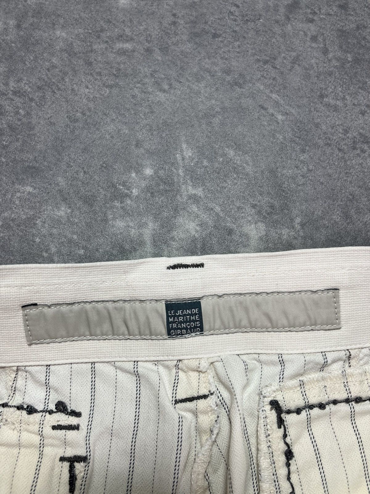 Marithe + Francois Girbaud 00s Marithe + Francois Girbaud Striped Loose Shorts 30 Size 30" / US 8 / IT 44 - 9 Thumbnail