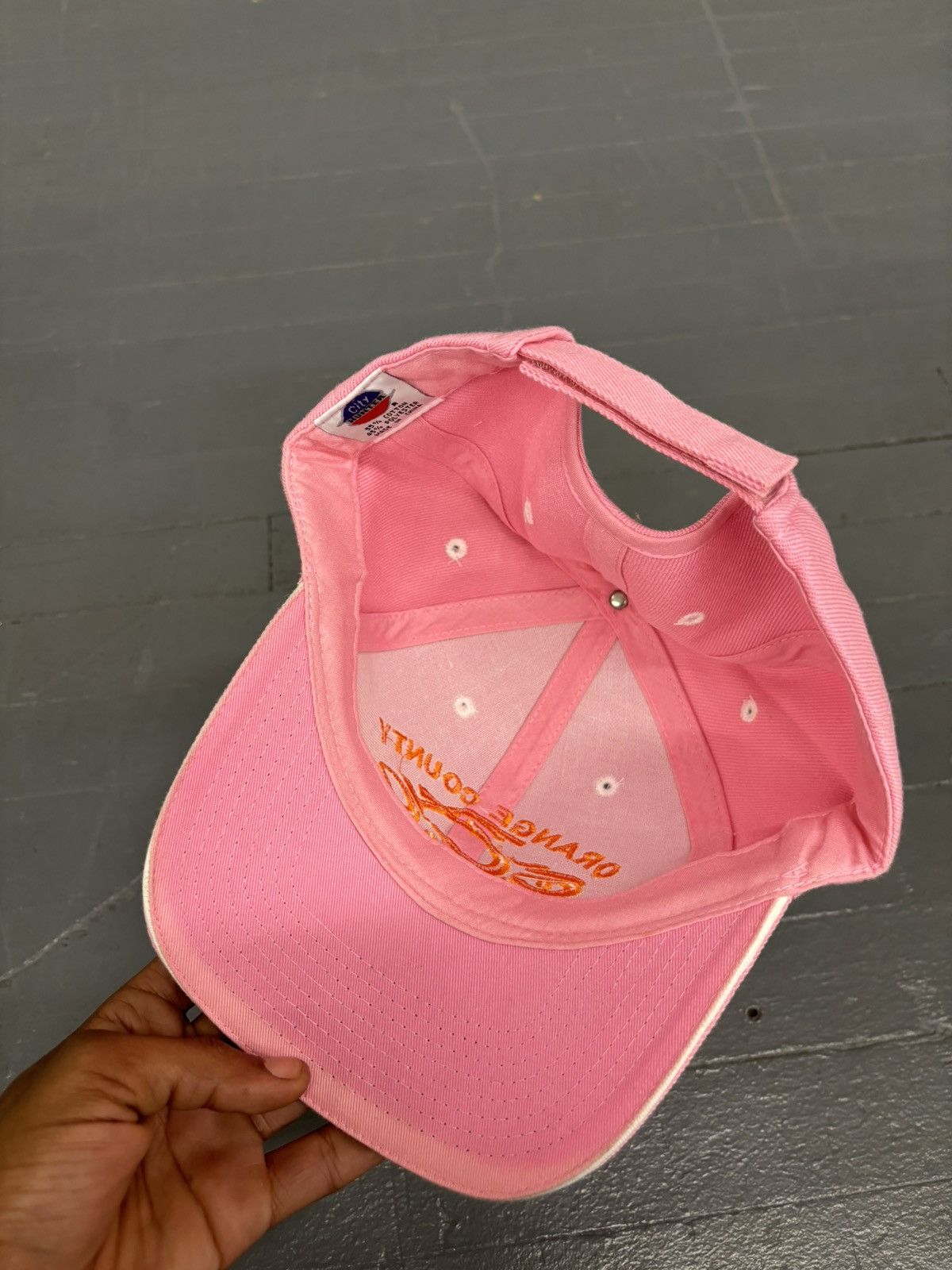 Vintage × West Coast Choppers Y2K Orange County chopper hat Size ONE SIZE - 2 Thumbnail