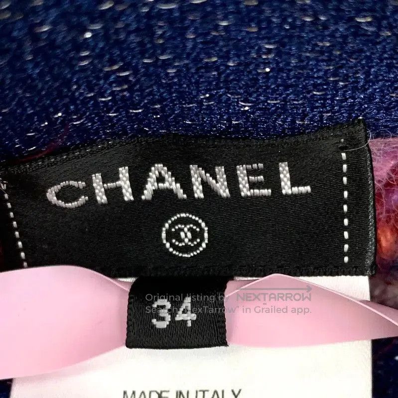 Chanel Chanel Pink Alpaca Wool Skirt . Size 22" - 5 Thumbnail