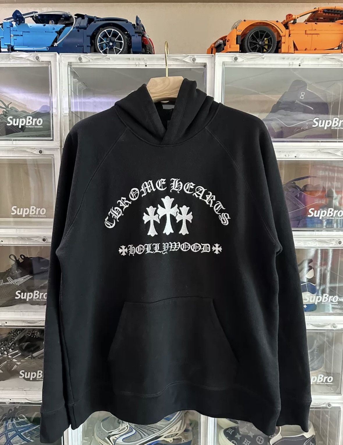Chrome Hearts Chrome hearts three crosses embroidered hoodie Size US XL / EU 56 / 4 - 1 Thumbnail