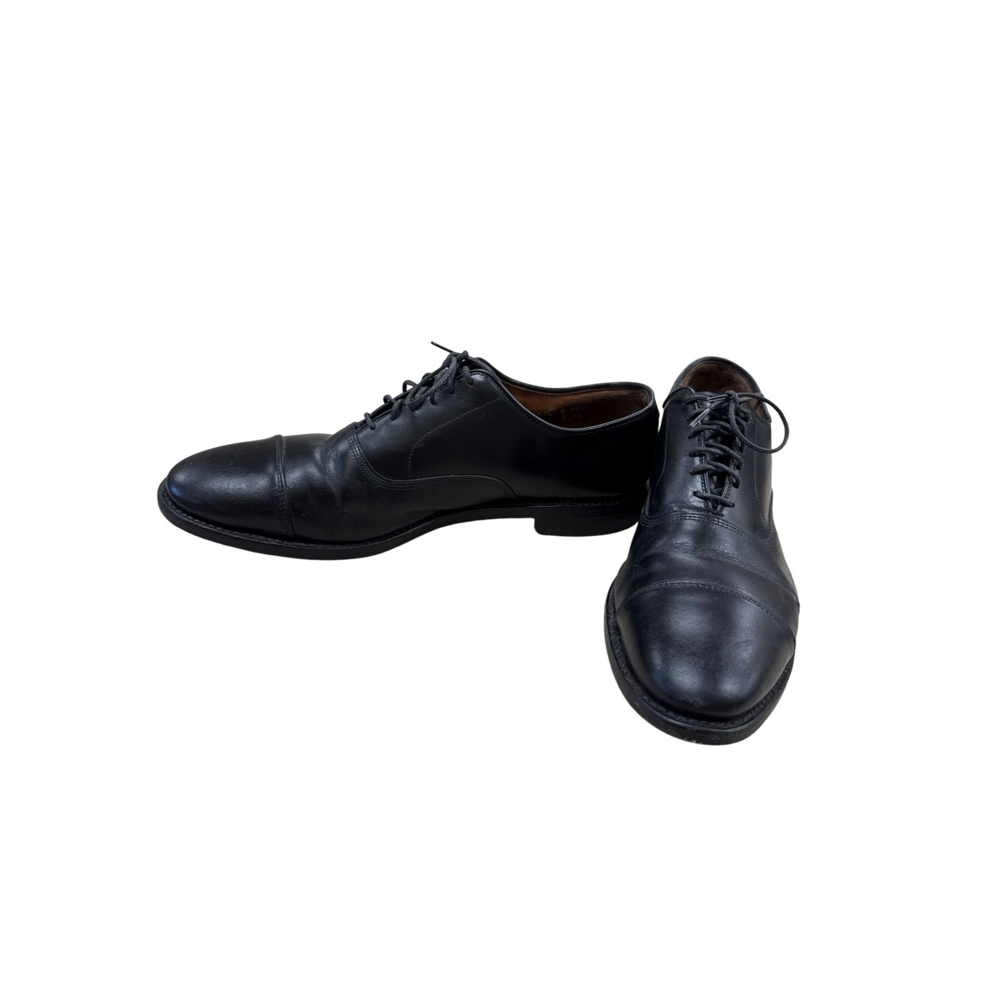 Allen Edmonds Allen Edmonds Park Avenue Mens Black Leather Oxford Shoes Si Size US 11.5 / EU 44-45 - 2 Thumbnail