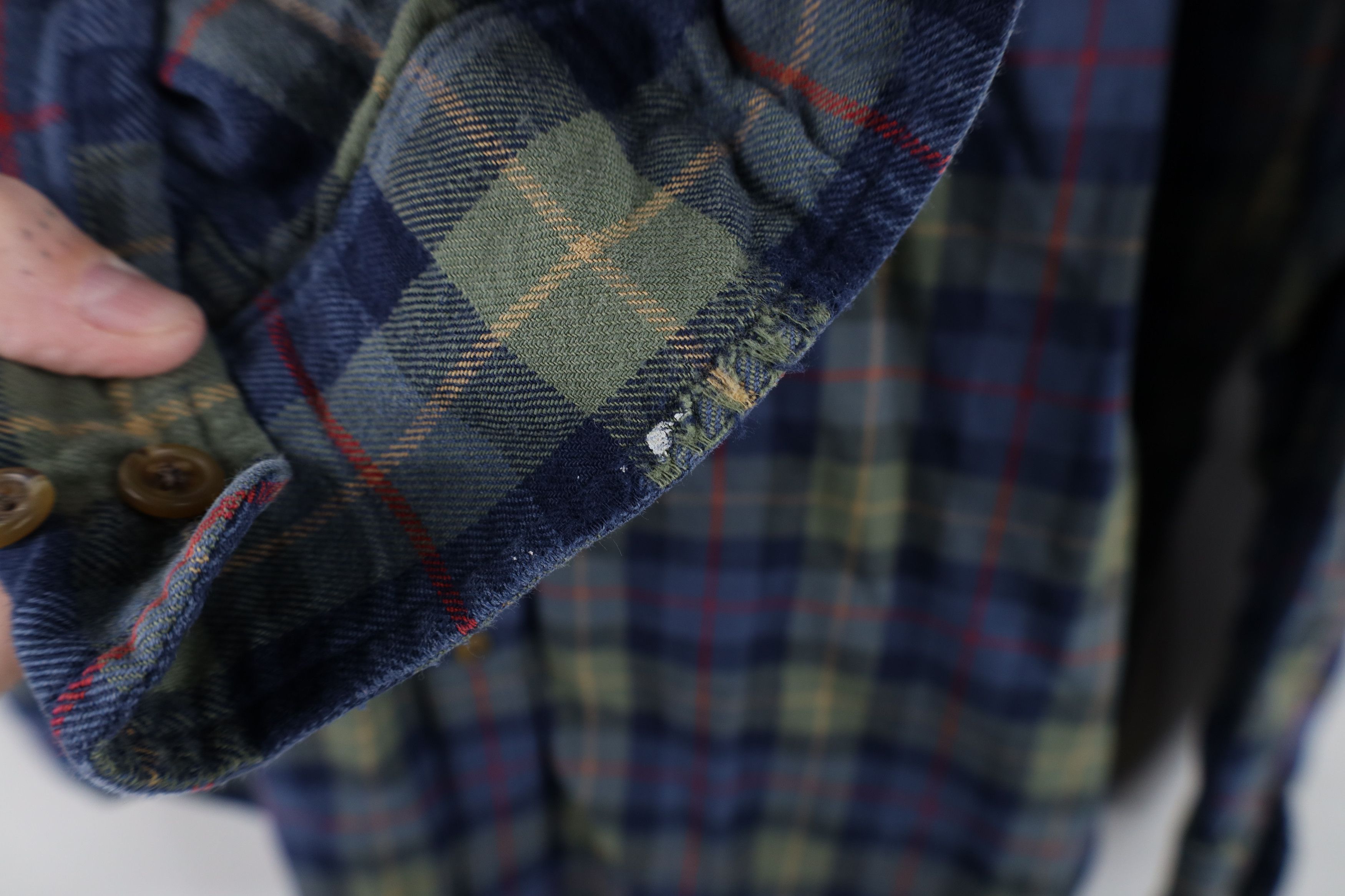 Lands' End Vintage 90s Lands End Collared Button Down Shirt Plaid Size US M / EU 48-50 / 2 - 9 Thumbnail