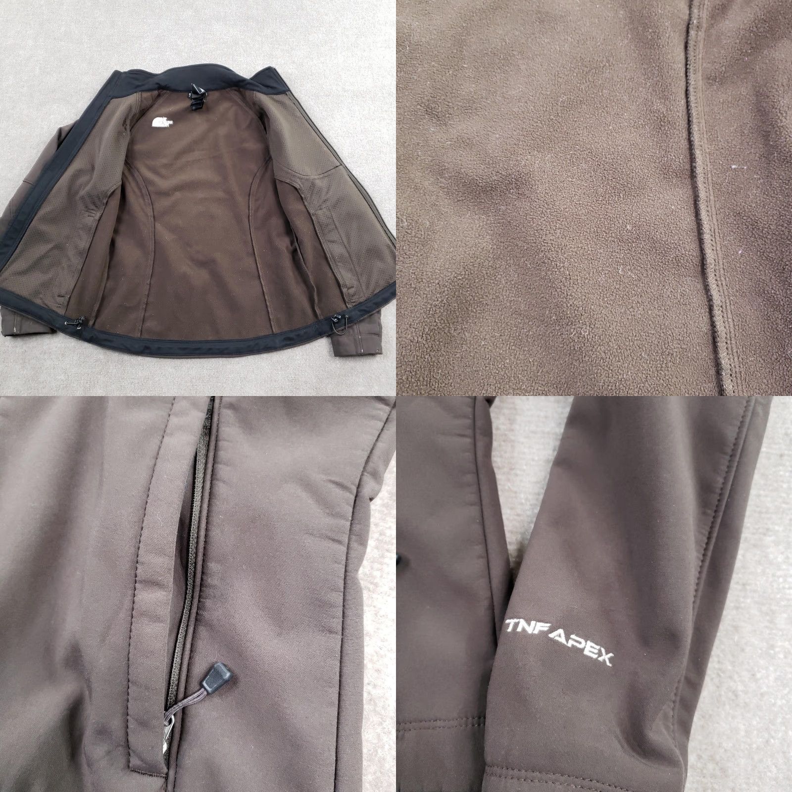 The North Face The North Face Jacket Womens Medium Brown Apex Softshell Zip Pockets Size M / US 6-8 / IT 42-44 - 8 Thumbnail