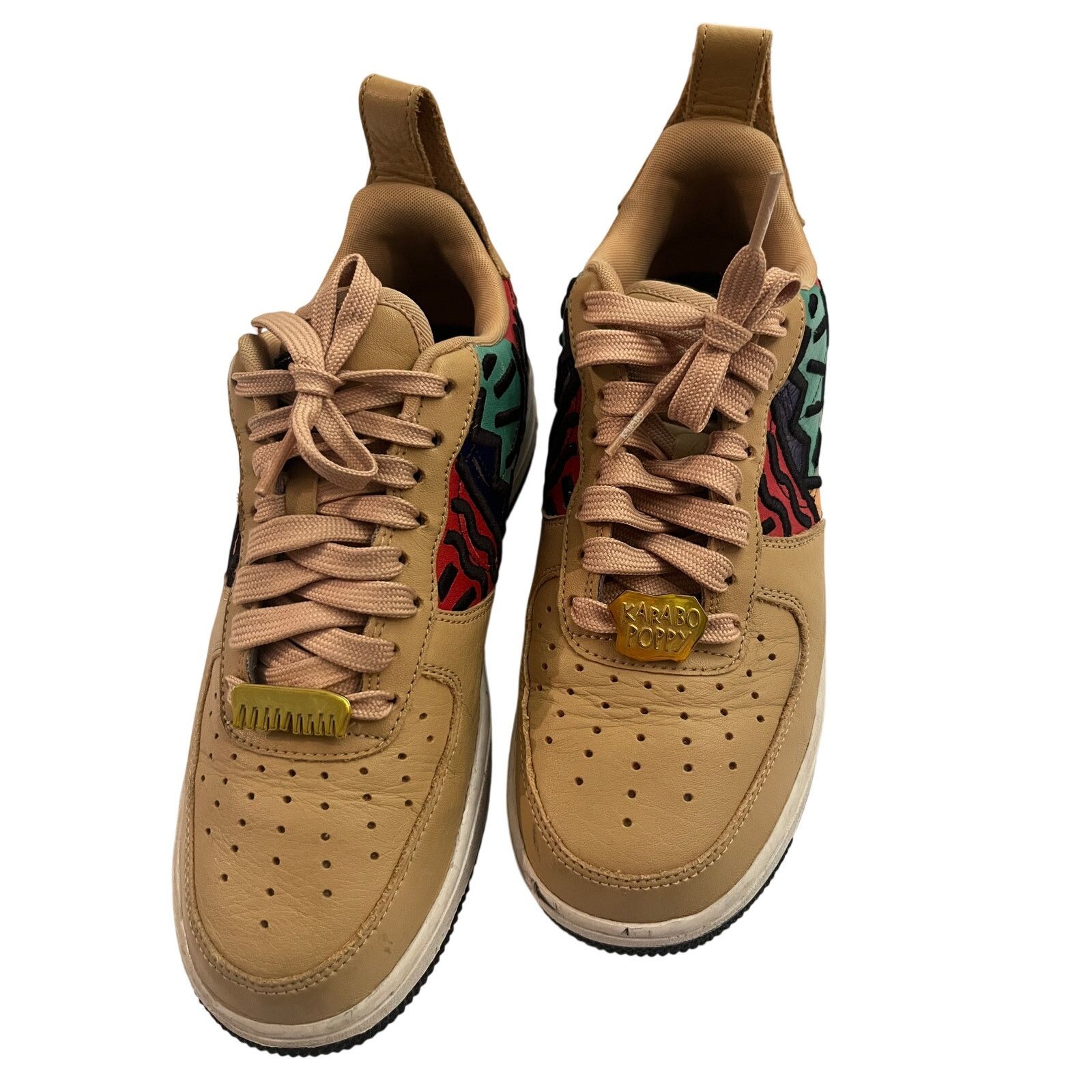 Nike Nike x Karabo Poppy "Karabo By You" Air Force 1 Low (2019) Size US 7 / EU 40 - 1 Thumbnail