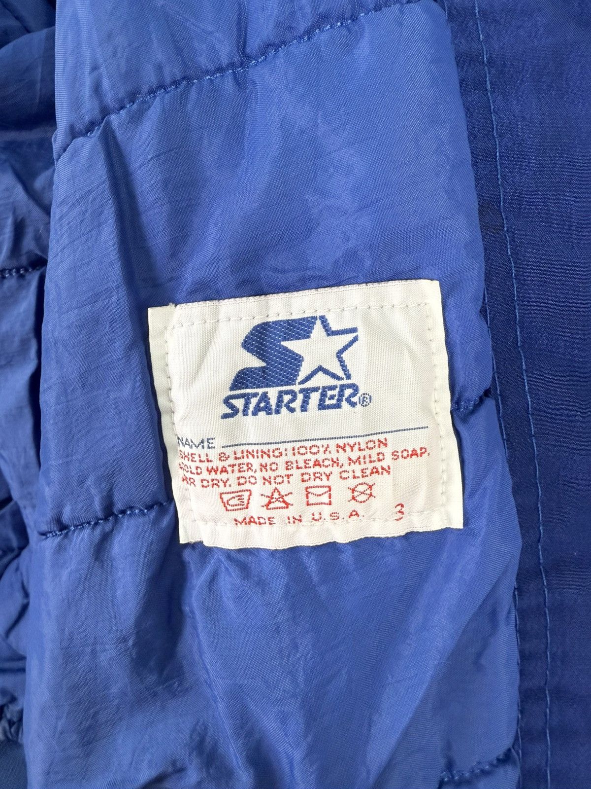 Pro Line × Starter × Vintage Vintage 90s NEW YORK GIANTS nfl Varsity Jacket by Starter Size US M / EU 48-50 / 2 - 7 Thumbnail