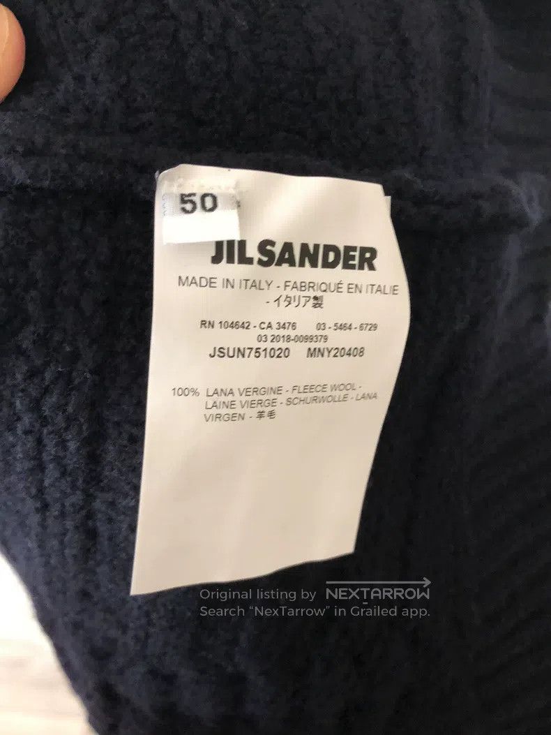 Jil Sander Jil Sander size 50 Dark knit sweater Size M / US 6-8 / IT 42-44 - 3 Thumbnail