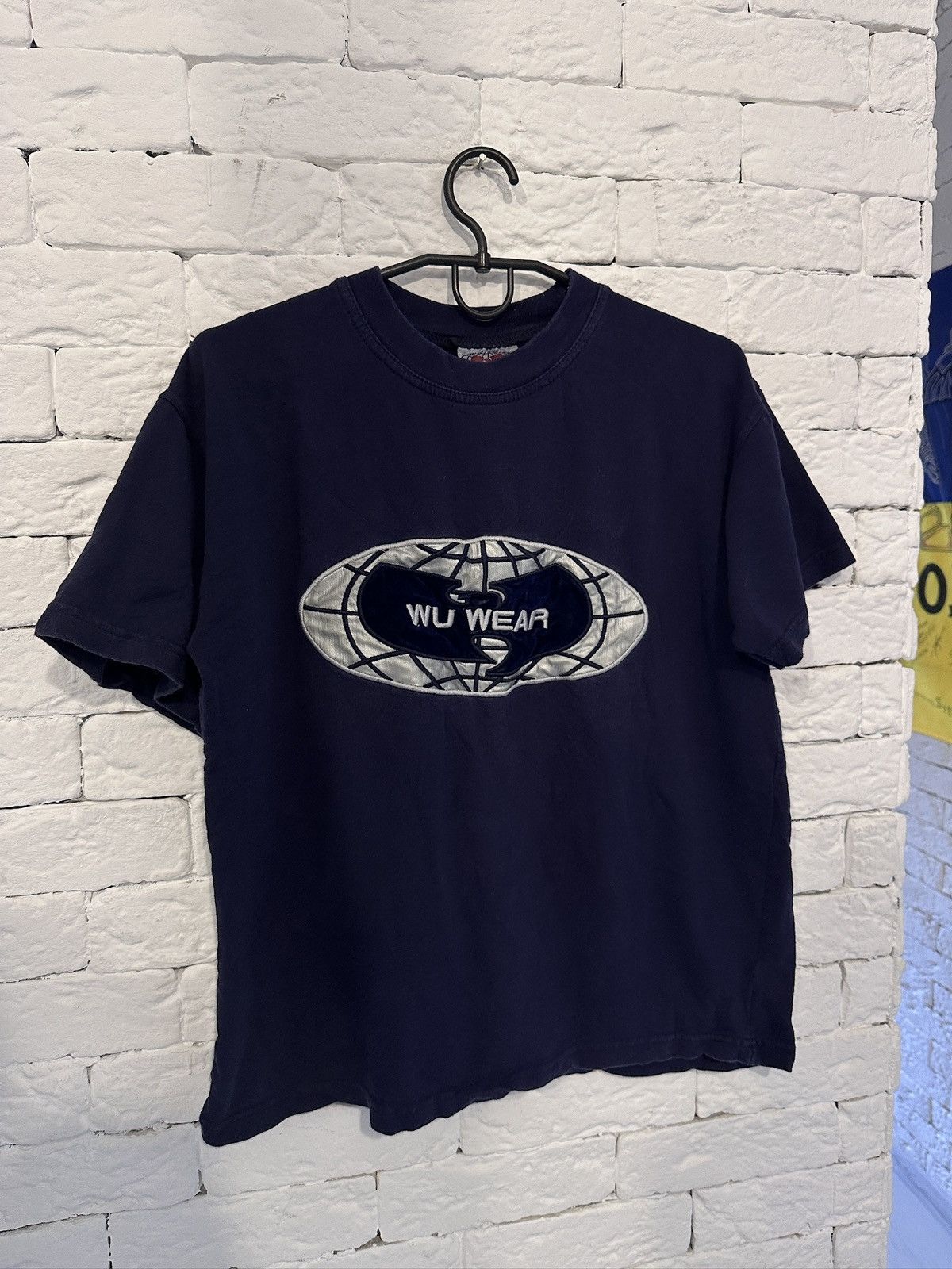 Wu-Tang Clan Vintage 90s’ Wu-Tang Clan Wu Wear T-Shirt Size S Navy Blue Size US S / EU 44-46 / 1 - 5 Thumbnail