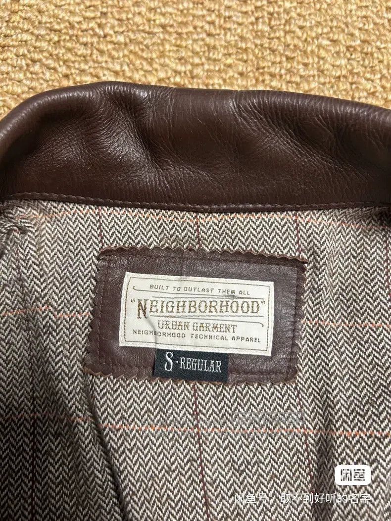 Neighborhood Neighborhood Motorcycle Leather Jacket Size US S / EU 44-46 / 1 - 4 Thumbnail