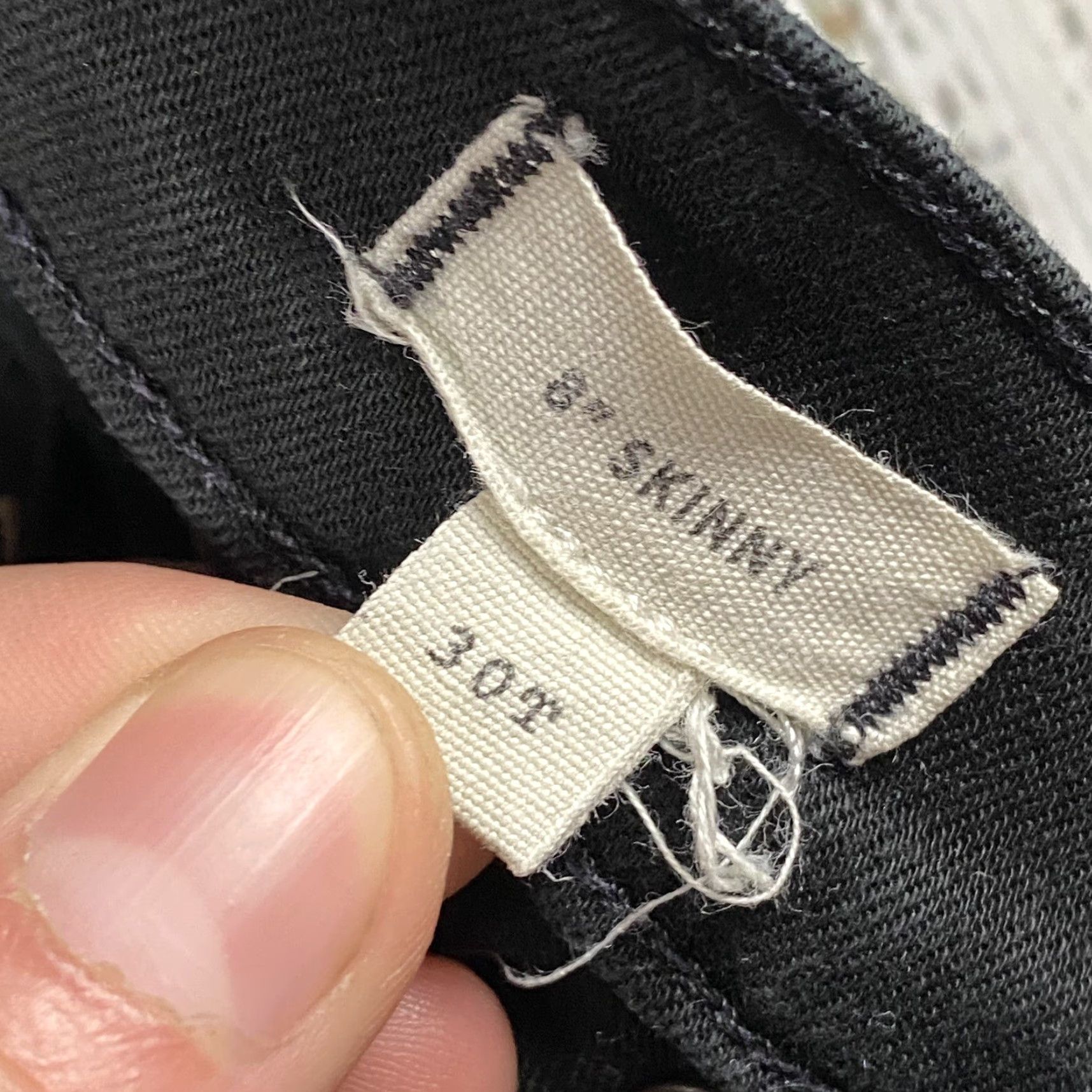 Madewell MADEWELL High Rise Black Skinny Jeans Size 30T Womens 8" Denim Stretch Classic Size 30" / US 8 / IT 44 - 4 Thumbnail