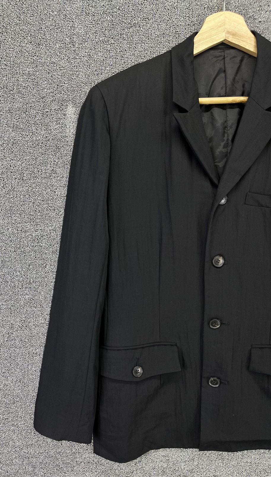Yohji Yamamoto Vintage Yohji Yamamoto Y’s Bis Wool Coats Jacket Size M / US 6-8 / IT 42-44 - 3 Thumbnail