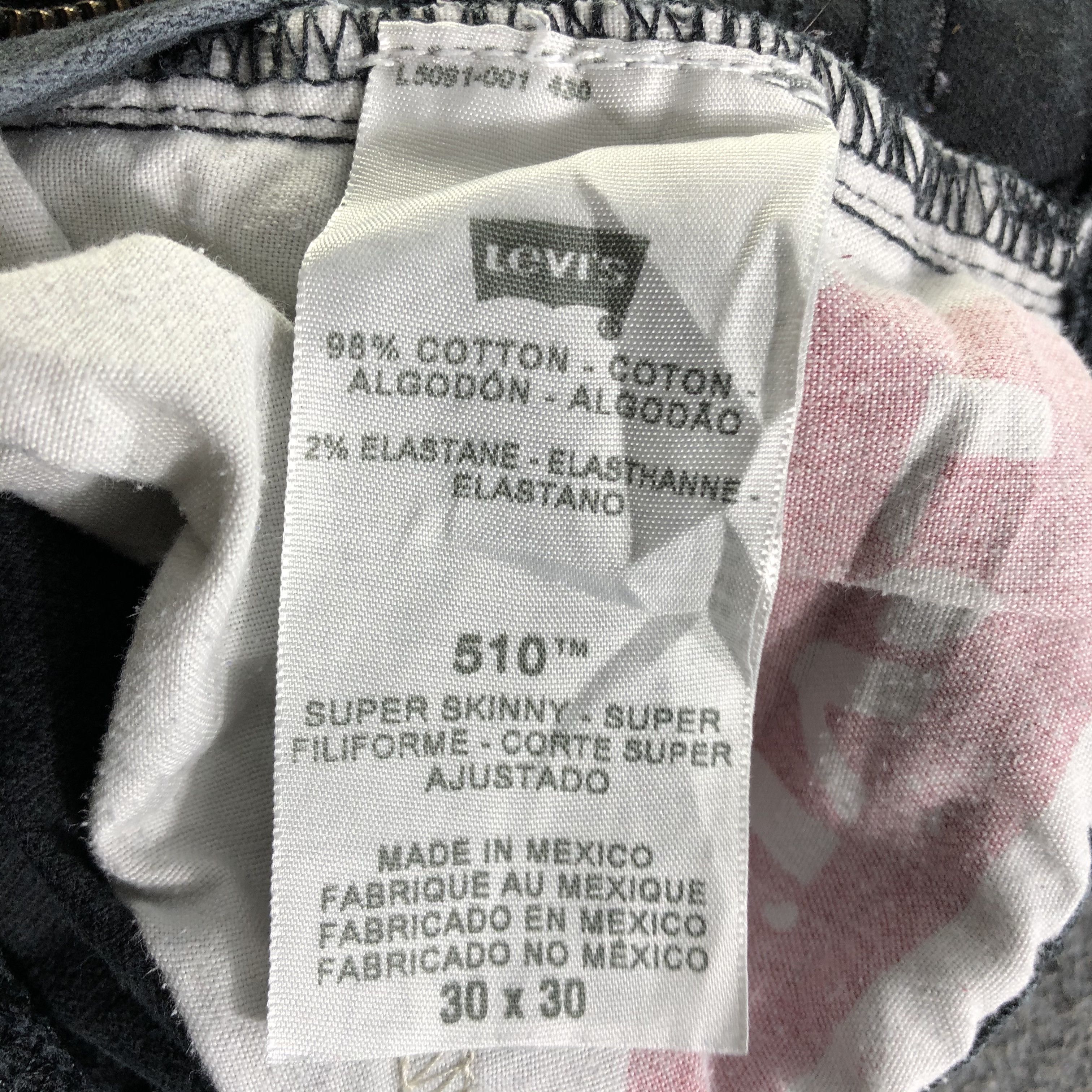 Levi's Vintage Levis 510 Jeans-J3422 Size 31" - 9 Thumbnail