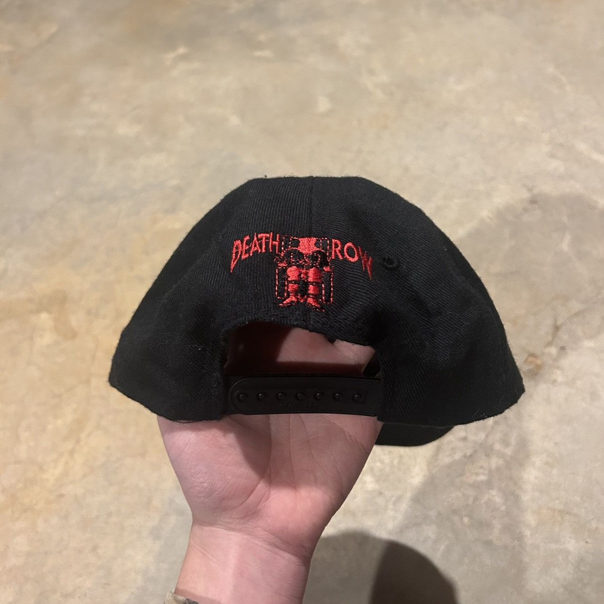 Death Row Records × Vintage Rare Vintage 1990s Tupac 2Pac Death Row Records Promo Hat Size ONE SIZE - 4 Thumbnail