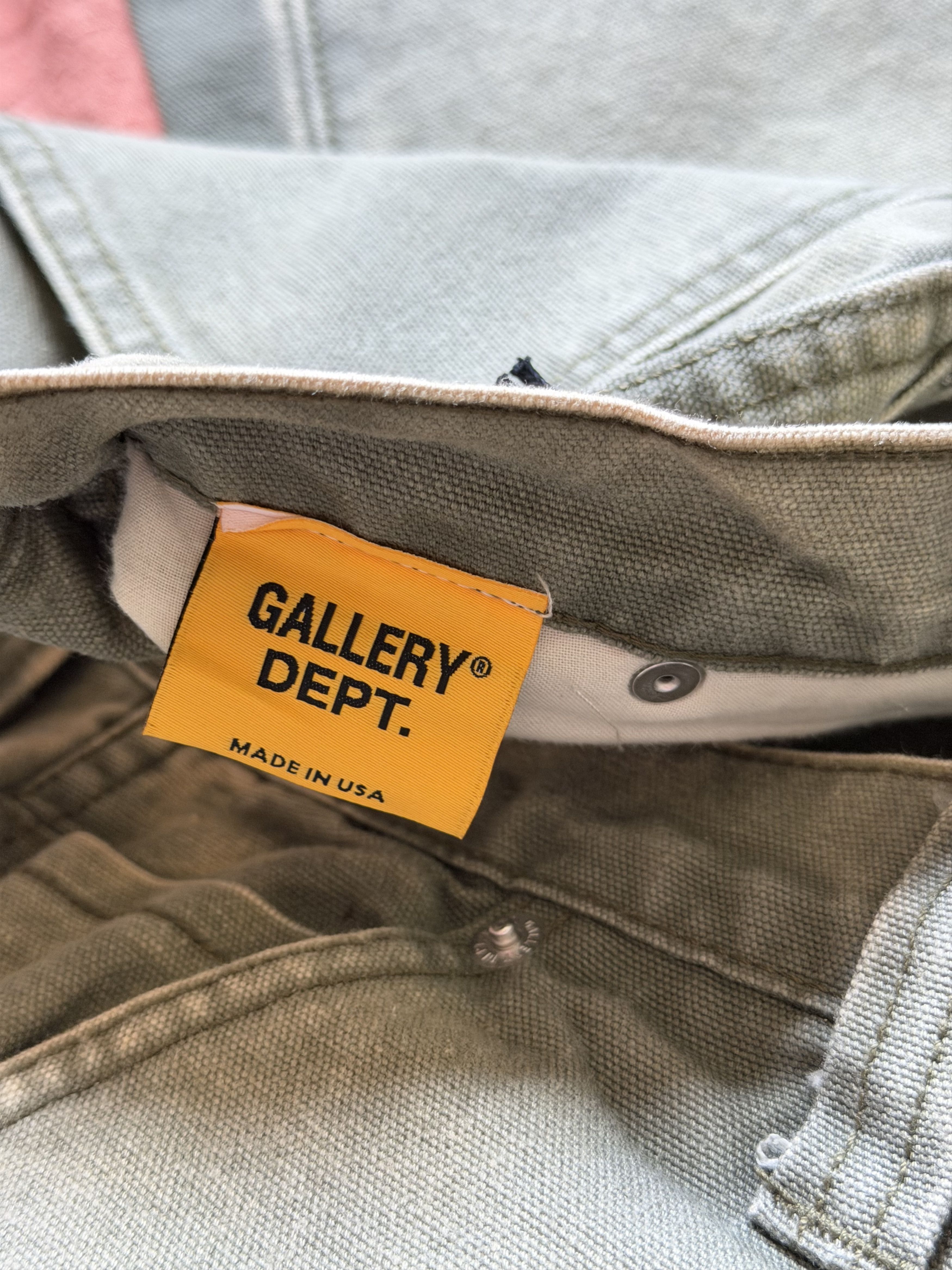 Gallery Dept. Gallery Dept. LA Flare Carpenter Pants in Moss Green Size US 33 - 11 Thumbnail