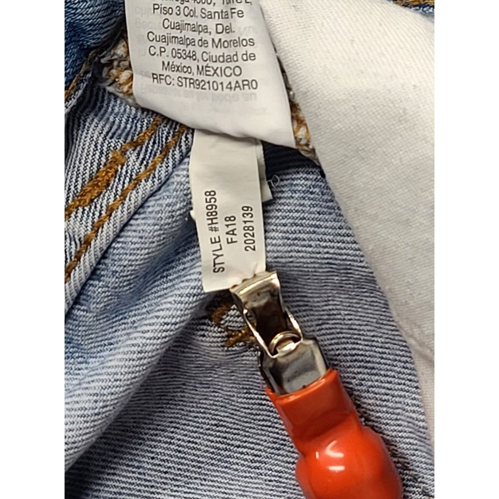 Madewell Madewell Jeans Women’s 24x26 High Rise Distressed Slimming Stretch Denim Blue 5-Pocket City Damaged? (adjusted) Size 42" / US 20 - 5 Thumbnail