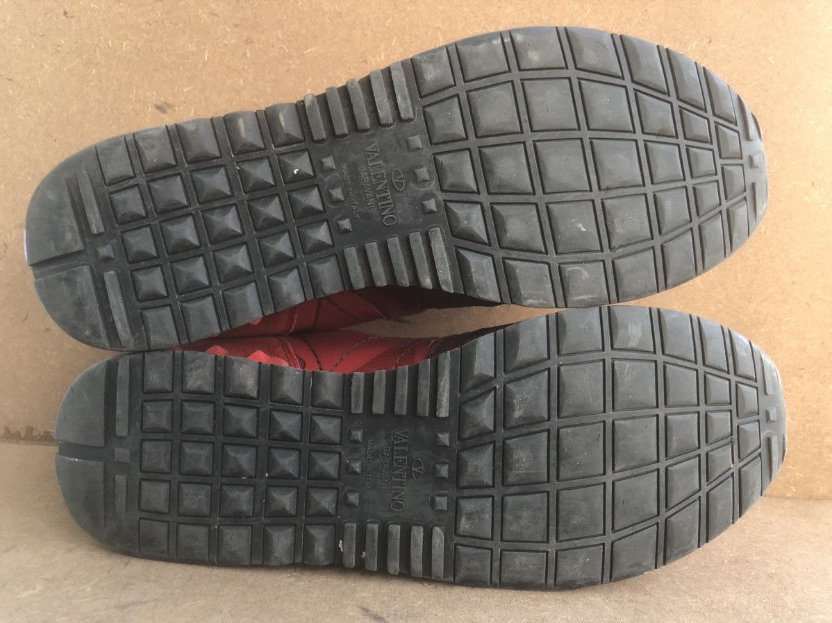 Designer × Valentino Valentino Garavani Red Leather Men’s Sneakers Size 41 Size US 9.5 / IT 39.5 - 15 Thumbnail