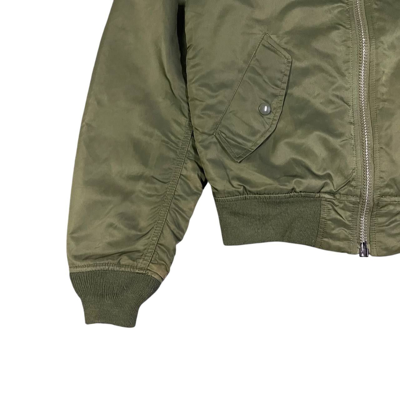 Alpha Industries Vintage Alpha Industries MA 1 Flight Bomber Jacket Size S / US 4 / IT 40 - 3 Thumbnail