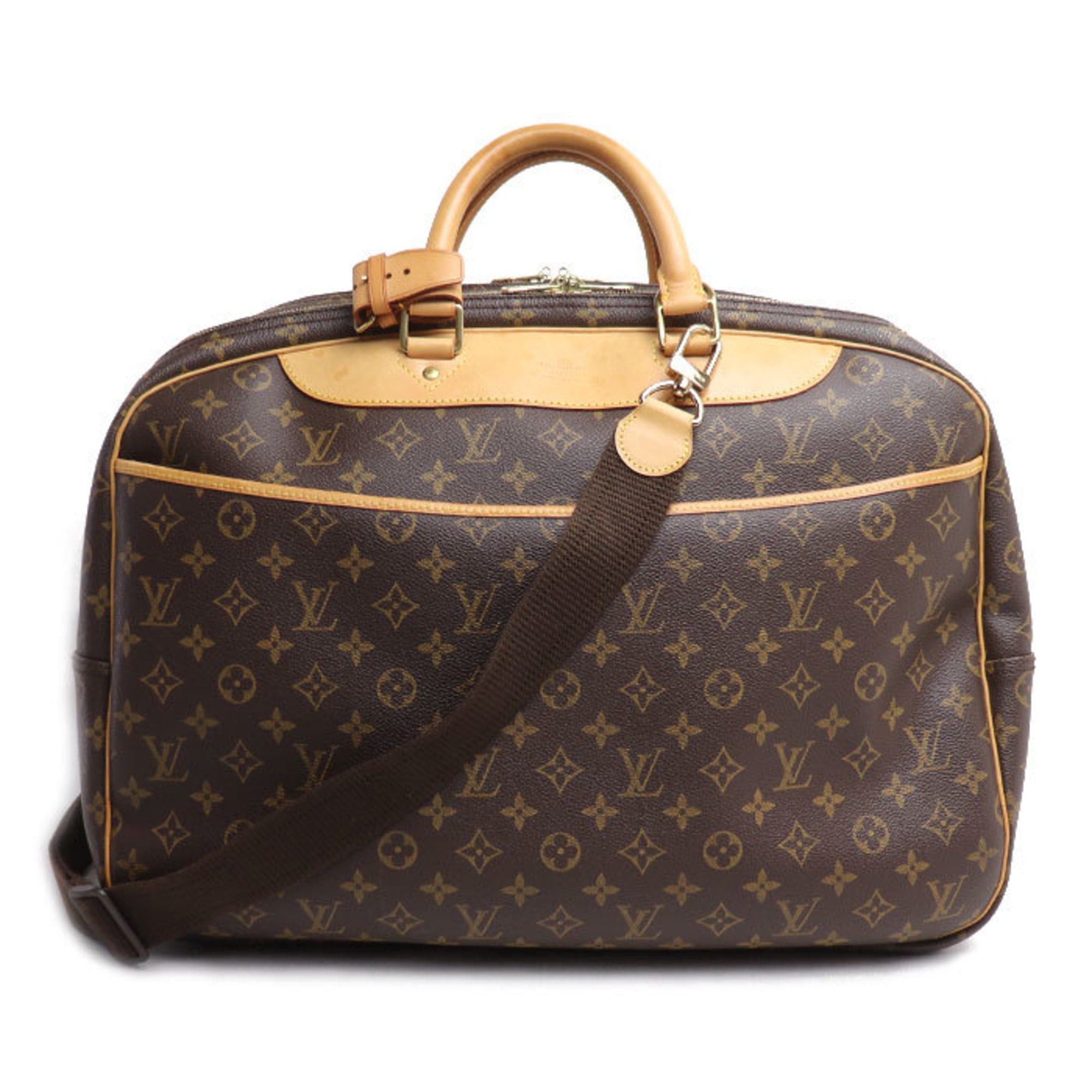 LOUIS VUITTON Alize 24H 2-Way Shoulder Bag Monogram M41399 Boston Travel Unisex
