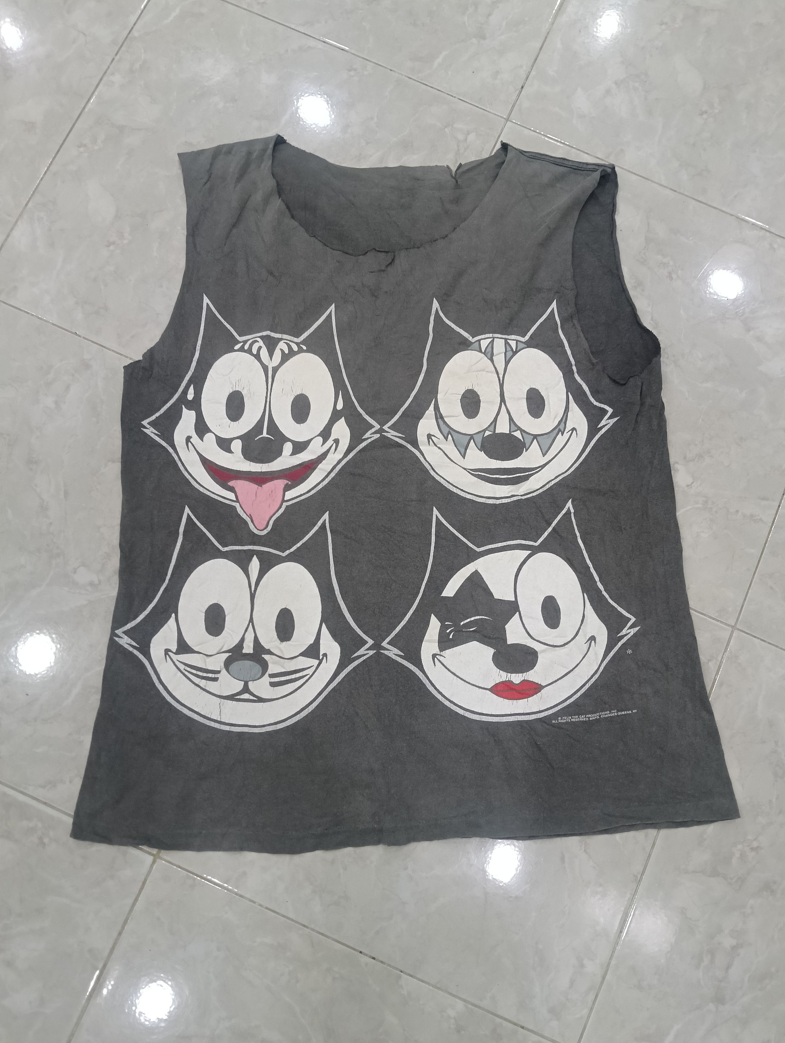 Felix True Vintage Felix The Cat X Kiss Sleeveless Size US L / EU 52-54 / 3 - 2 Thumbnail