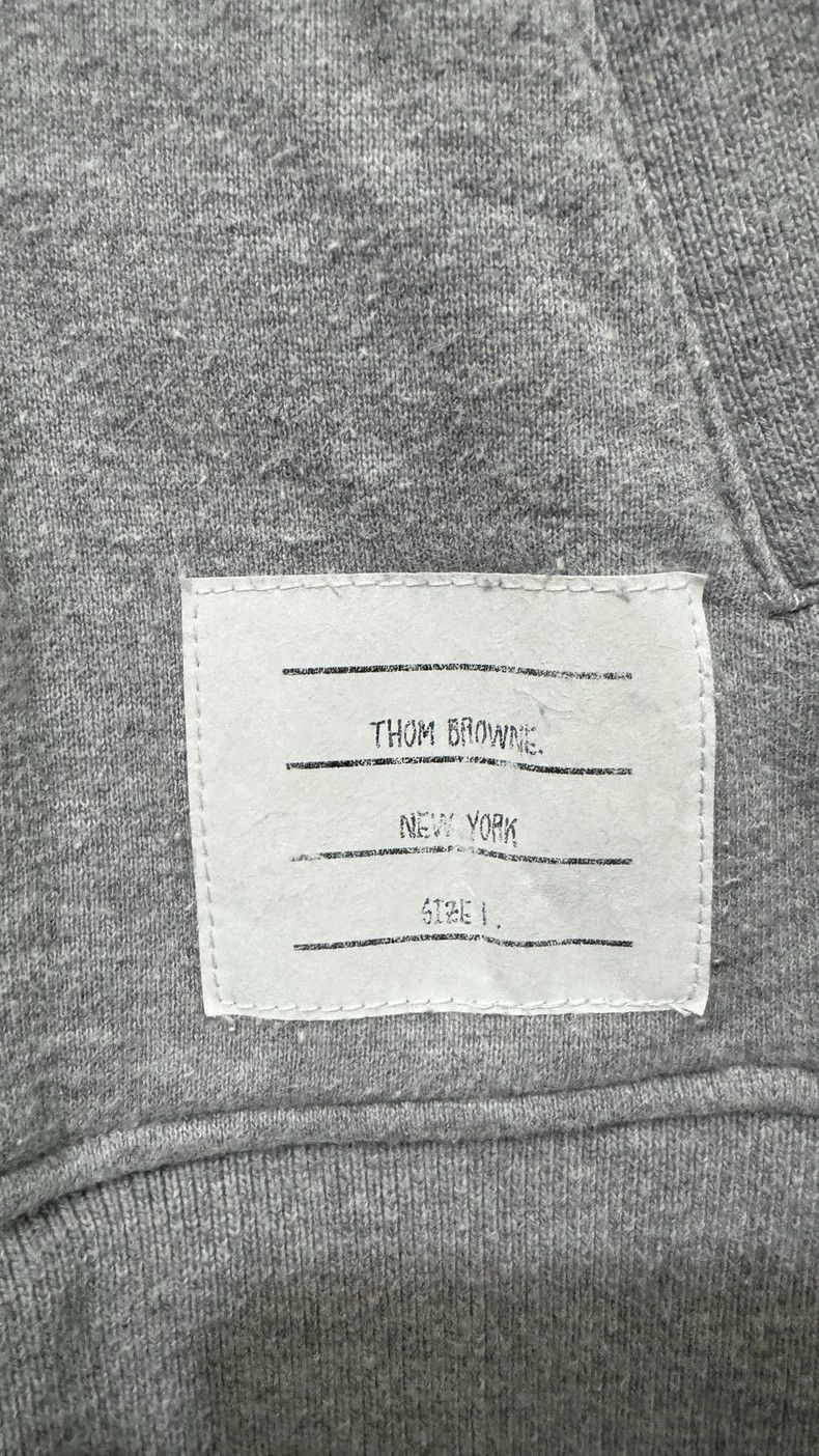 Thom Browne thom browneGrey IVY BOY classic four-striped zipper hooded Size US S / EU 44-46 / 1 - 5 Thumbnail