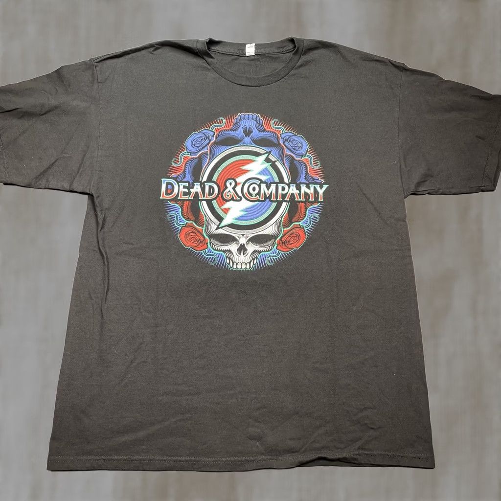 Vintage Dead & Company Shirt Mens XL Black 2018 Summer Tour Dodgers Stadium Tee Alstyle Size US XL / EU 56 / 4 - 1 Thumbnail