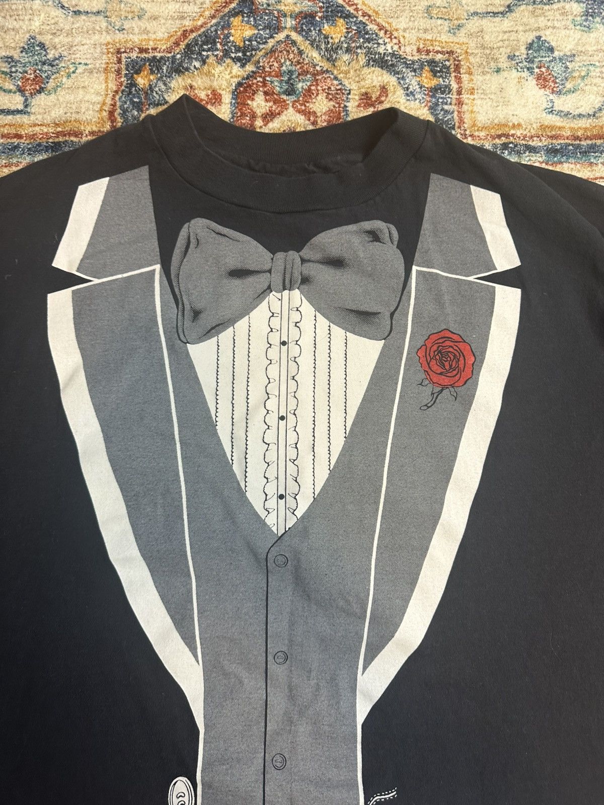 Vintage Vintage 1980 Suit T-shirt Large Size US L / EU 52-54 / 3 - 4 Thumbnail
